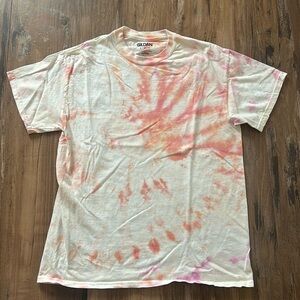Women’s Medium Gildan CUSTOM Tie Dye T-shirt
